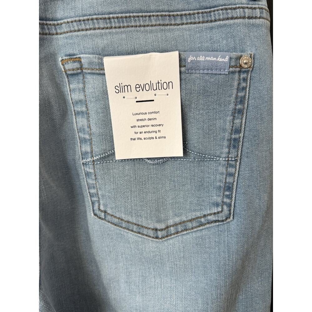 7 For All Mankind Alexa Cropped Trouser Wide Leg Jeans Women's Size 27 - Picture 7 of 9